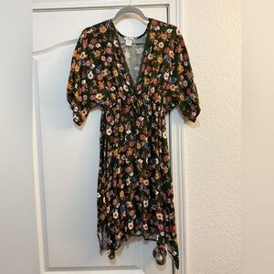 Floral V-Neck Dress
